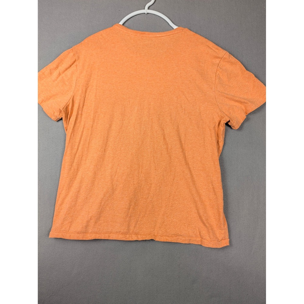 Polo Ralph Lauren Mens Large Peach Heather Short Sleeve Crewneck Pony T-Shirt - Picture 6 of 8